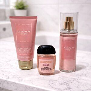 Bath & Body Works Champagne Toast 3-Piece Body Care Set